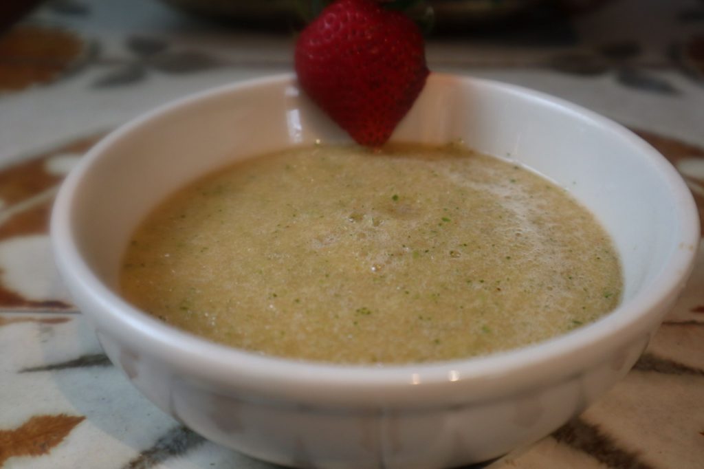 Southwestern Spicy Chilled Cantaloupe Soup